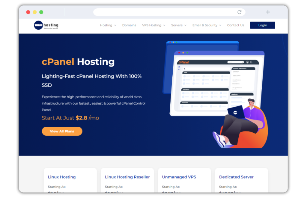 10GB Hosting Web Hosting